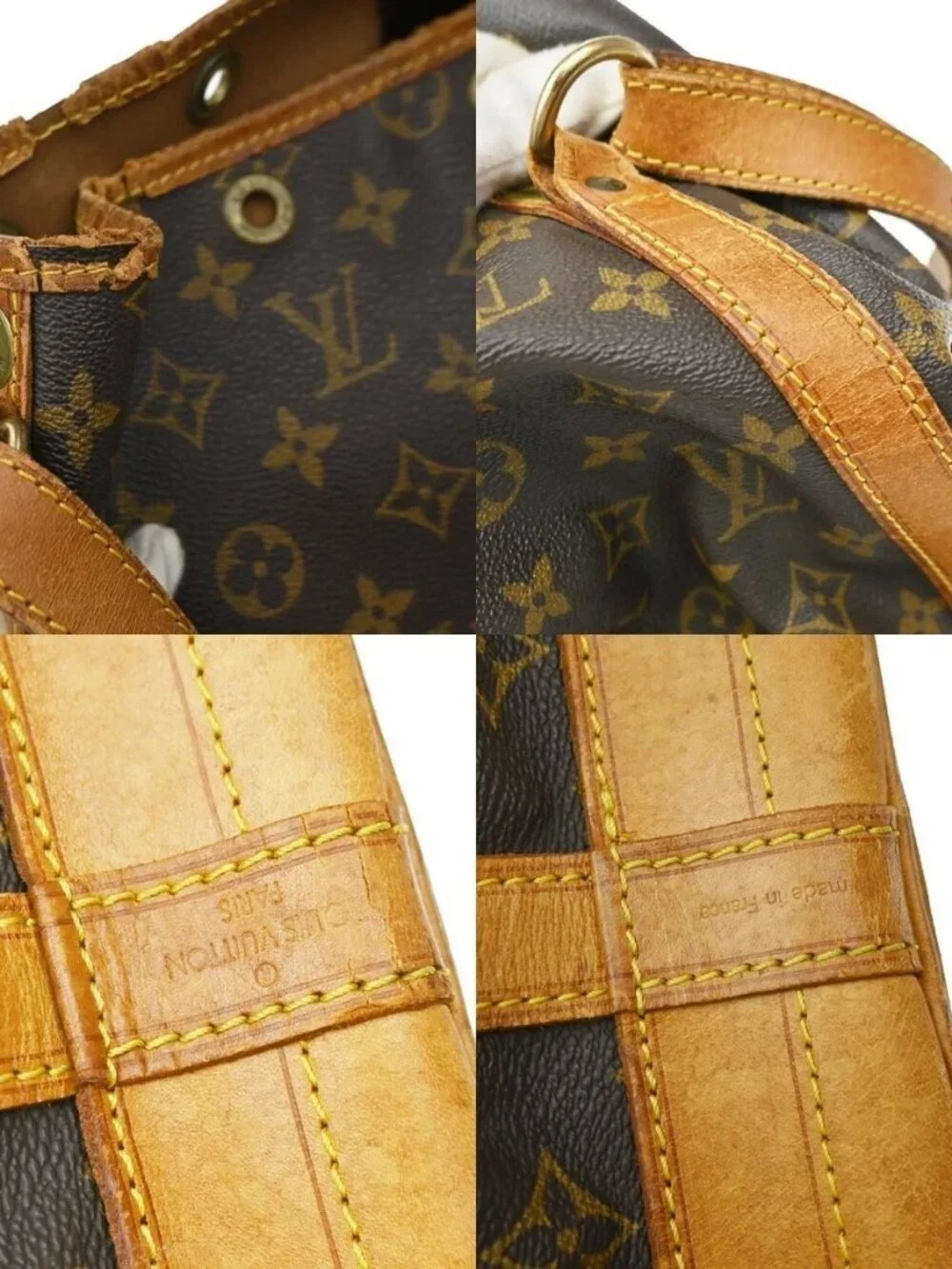 LOUIS VUITTON Noe GM Drawstring Shoulder Bag Monogram Leather BN M42224 35YJ389